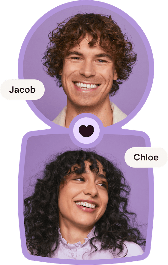 Kaksi profiilia, joilla synkkasi Badoo-sivustolla